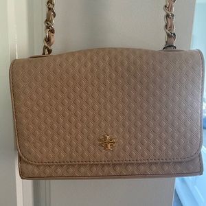 Tory Burch Quilted Leather Crossbody Bag